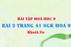 Bài 3 trang 41 SGK Hoá 9: Mối quan hệ giữa các hợp chất vô cơ